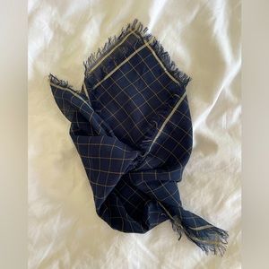 Madewell Gold Threaded Organic Cotton Bandana